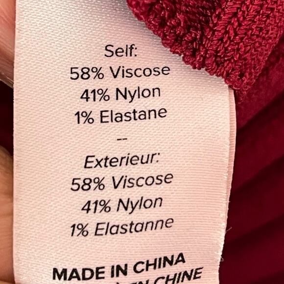 Cinq a Sept Pullover Ribbed Sweater Pomegranate Ruby Red Medium Cinq à Sept - Picture 9 of 10